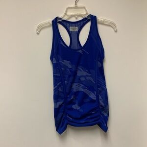 Camo print Athleta ruched racerback tank